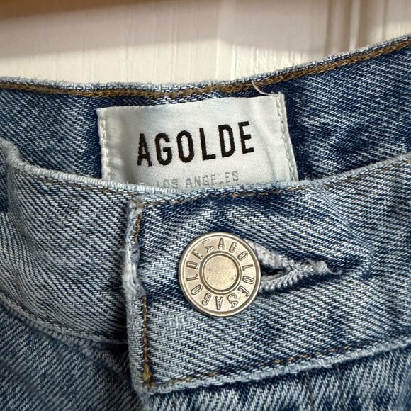 AGOLDE Riley High Rise Straight Crop Jeans Size 29 - Picture 8 of 8